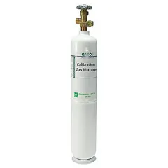 Disposable calibration gas mixture containing 2% oxygen in nitrogen, with ±5% accuracy. Designed for use with all OEM gas detectors to verify and adjust oxygen sensor readings. Fitted with a CGA 580 connection.