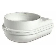 Gray wall-mount base for SLM500 warning light. Compatible with SLM100, SLM1400, SLM1450, SLM200, SLM300, 350, SLM500, SLM600, SLM700, and SLM800 series. Provides a secure mounting platform for industrial visual signaling in plant floor alerts, equipment status indication, and safety warnings.