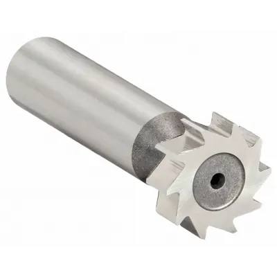 KEO Standard Keyseat Cutter: High Speed Steel, Straight Tooth, 1/2" Dia, 1/8" Thick - High-Speed Steel Keyseat Milling Cutters