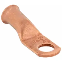 WESTWARD Lug: Crimpable Side Terminal, Crimp/Solder, Copper, 4 ga, 5/16 in Stud Size, Straight (MPN 23YY91)