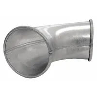 45 Degree Elbow: Steel, For 7 in Duct Dia, 9 3/4 in Overall Lg, 45° Angle, 1 in Centerline Radius (MPN 8010000966)