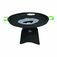 Adjustable-frame insert for street drains designed to filter oil from stormwater runoff. With a 30 in diameter and 1.16 gal oil capacity, it is used in drainage systems to capture hydrocarbons and prevent pollutants from entering waterways