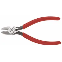 Diagonal Cutting Plier: Std, Straight, Oval, 7/8 in Jaw Lg, 3/4 in Jaw Wd, 6 1/8 in Overall Lg (MPN D202-6)