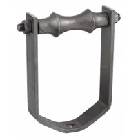 Pipe Roll with Steel Yoke: Steel, For 6 in Pipe, 7 1/8 in Roller Lg, 780 lb Load Capacity, Cast Iron (MPN 0560504433)
