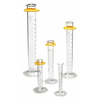 KIMBLE Glass Graduated Cylinder Starter Kit, 25 mL, Class B, TC, with Bumper