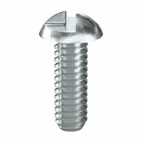 Tamper Resistant Screw: 1/4"-20 Thread Size, 3/4 in Lg, Steel, Zinc-Plated, Round, One-Way, 100 PK (MPN 141290)