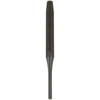 Drive Pin Punch: 7/32 in Tip Dia, 7/16 in Shank Wd, 5 1/2 in Overall Lg, Hexagon, Steel, Flat, SAE (MPN J48732)