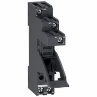 SCHNEIDER Relay Socket: 10 A Rating, DIN-Rail Socket Mounting, 5 Pins, H Socket (MPN RGZE1S35M)