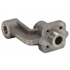 Replacement hand wheel bracket for HOBART L800 food mixers. This bracket secures the hand wheel assembly, enabling manual control of mixer functions during operation. Used in commercial kitchen equipment for mixing, kneading, and whipping tasks.