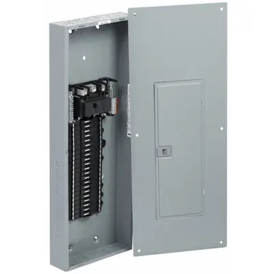 SQUARE D Load Center: 225 A Amps, 120/240V AC, 42 Spaces, 22 kA, 10 Max. No. of Tandem Breakers - Square D QO - Main Breaker, Convertible, Plug-On Neutral Load Centers