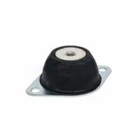 JW WINCO Flange-Mount Vibration Damper: GN 148.3, For Compression Load Type, Natural Rubber, 60A (MPN 148.3-46-M10-A-60-S)