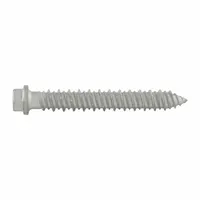 This hex-head screw anchor is designed for fastening into concrete, brick, or block. Constructed from case-hardened steel with a Stalgard® finish for corrosion resistance, it measures 1/4 in diameter and 2-1/4 in overall length. Supplied in a 1,000-piece pack, it is suitable for structural anchoring applications