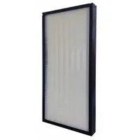 OEM Minipleat Air Filter: 24 in x 24 in x 4 in, Synthetic, Plastic, Single Header, MERV 13