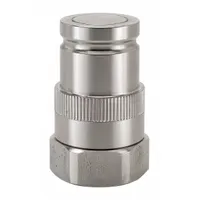 PARKER Hydraulic Quick Connect Hose Coupling: 1/2 in Coupling Size, High Pressure Stainless Steel (MPN SH71-3N8-8FV)