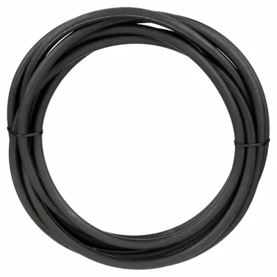 GATES Round Belt: Black, 9/16 in Dia, For 5 13/32 in Min Pulley Dia, 465 in Overall Lg - Endless Reinforced Solid-Core Rough Round Belts