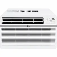 LG Window Air Conditioner: 400 sq ft – 450 sq ft, 10,000 BtuH, 115V AC, 5-15P, Cooling Only, Fixed (MPN LW1024RD)