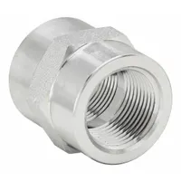 PARKER Metal Pipe Straight: Straight, Steel, 1/2 in x 1/2 in, 5,000 psi (MPN 1/2 GG-S)