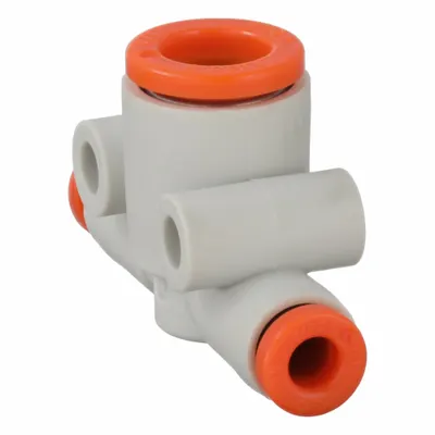 SMC KQ2T01-07A Polybutylene Terephthalate Push-Fit Tee Fitting - Polybutylene & Brass Tube Fittings
