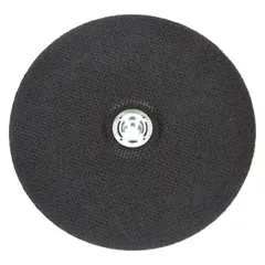 This NORTON NorZon Plus SGZ depressed center cut-off wheel is designed for cutting carbon and stainless steel. The ceramic 24-grit construction and cool-cutting formulation reduce heat buildup, making it suitable for heavy-duty metal fabrication, maintenance, and repair applications. Type 27, 9" x 1/8" x 5/8"-11.