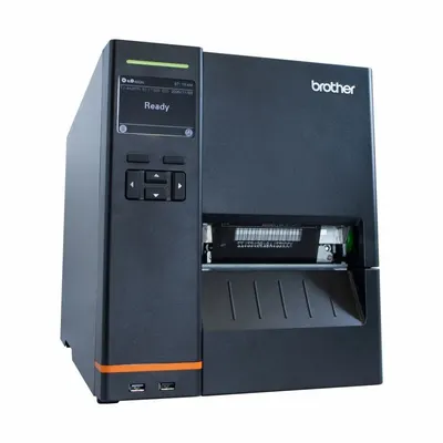 BROTHER Desktop Printer: Direct Thermal/Thermal Transfer, Titan 4620TN, 4.1 in Max. Print Wd - Up to 5,000 Labels per Day