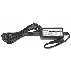 This rapid battery charger is designed for use with NiMH Rapid Batteries in MSA PAPR systems. It provides fast charging to support continuous operation of respiratory protection equipment in industrial environments.