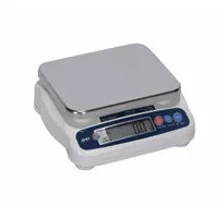 A&D WEIGHING Food Scale: 7 1/2 in Weighing Surface Dp, 9 1/8 in Weighing Surface Wd, 4 in Overall Ht (MPN SJ-1000HS)