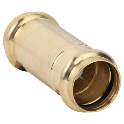 VIEGA PROPRESS Check Valve: Inline Valve Body, 1 1/2 in Pipe Size, Press x Press, Bronze - Lead-Free Bronze Poppet Check Valves