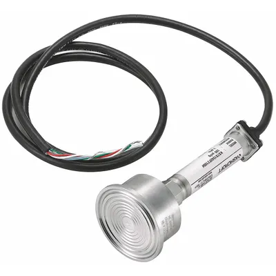 ASHCROFT Sanitary Pressure Transmitter: 1 1/2 in Triclamp, 0 to 300 psi, 4 to 20mA DC - Sanitary Pressure Transmitters with Cable & Wire Leads
