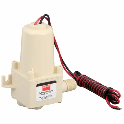 Dayton Marine Utility Pump: Potable, 12V DC, 14 ft Max. Head, 3/8 in MNPT Discharge - Marine Utility Pumps