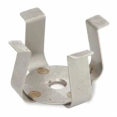 OHAUS Flask Clamp: Flask Clamp, Stainless Steel, Rubber Mat - Lab Shakers, Vortex Mixers, & Rockers Attachments