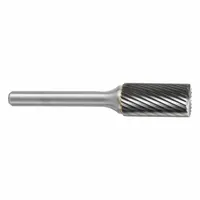 SGS PRO Carbide Bur: Cylinder with End Cut, SB-14, Single Cut, 3/16" x 5/8" Head, 1/4" Shank (MPN 10825)