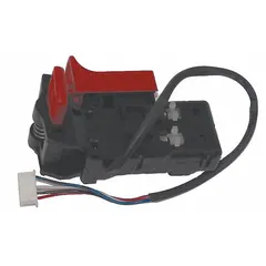Replacement switch for jigsaws, designed to restore power-on/off functionality. Used by maintenance technicians and repair shops to address switching issues, ensuring safe operation during cutting applications.