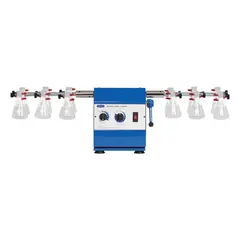 This wrist action shaker from BURRELL SCIENTIFIC provides a speed range of 0 to 450 RPM and accommodates up to 12 x 250 mL containers. It includes a standard power cord and plug. Typical applications include mixing, blending, and agitating samples in flasks or bottles for extraction procedures, solubility studies, and cell culture.