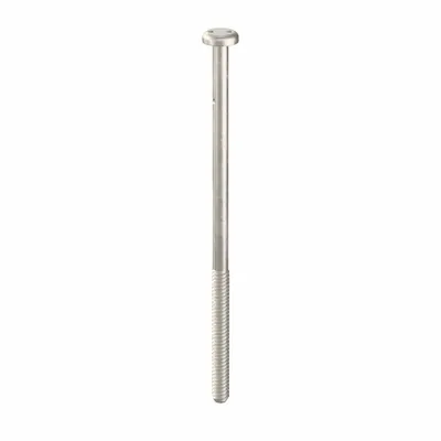 TAMPER-PRUF SCREW Tamper Resistant Screw: #10-24 Thread Size, 4 in Lg, Stainless Steel, Plain - Pan Head Tamper-Resistant Machine Screws