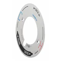 Chrome-finished metal trim part for Symmons shower valves. Designed as tub and shower trim with zero handles. Used to replace or upgrade the dial on compatible Symmons shower valves in residential or commercial facilities