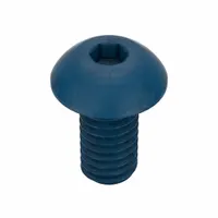Socket Head Cap Screw: M4x0.70 Thread Size, 8 mm Lg, Button, Blue Phosphate, Alloy Steel, 50 PK (MPN UST194864)