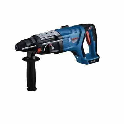 BOSCH Cordless Rotary Hammer: D-Handle, SDS-Plus, 1 1/8 in max, (1) Bare Tool - Bosch Cordless Rotary Hammers