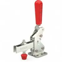 DE-STA-CO Hold-Down Clamp: Std Vertical Handle, Flange Base Mounting, 76° Clamp Arm Opening Angle (MPN 2007-USS)