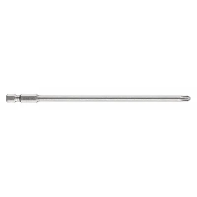 DEWALT Power Bit: Power Bit, PH2 Bit Industry Size, #2 Bit Size, Std, 6 in Overall Lg - Power Bits
