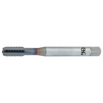 OSG Straight Flute Tap: 1/4"-20 UNC, H5 / 2B-3B, 4 Flute, Bottoming Chamfer - Straight-Flute Machine Taps for Aluminum