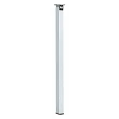 This keyed removable mullion is constructed of stainless steel and measures 96 inches in height by 3 inches in width. It is designed for use with paired doors to provide a removable center post that can be unlocked and removed for wide passage. Suitable for commercial and industrial facilities requiring occasional full-width openings.