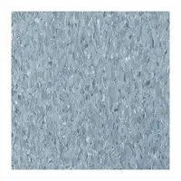This vinyl composition tile features a smooth Imperial Texture finish in blue gray. Each tile measures 12 inches wide. Suitable for commercial and institutional flooring applications requiring resilience and easy maintenance