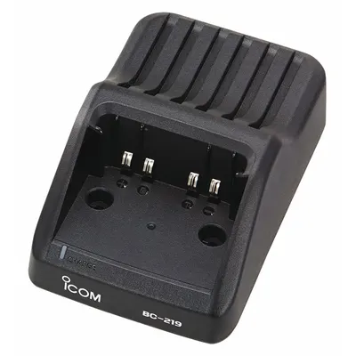 ICOM Single Unit Charger: Fits Icom, For F3400D/F52D/F7010 Series, 1 Radios Charged - ICOM-Compatible Chargers & Power Cords