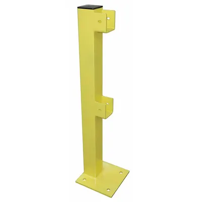 OEM Flush End Post: 4 in Post Wd - Lift-Out Guardrail Posts
