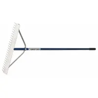 SEYMOUR MIDWEST Asphalt Lute: Aluminum Head, Aluminum Handle, Straight Handle Type, 66 in Handle Lg (MPN 12536GRA)