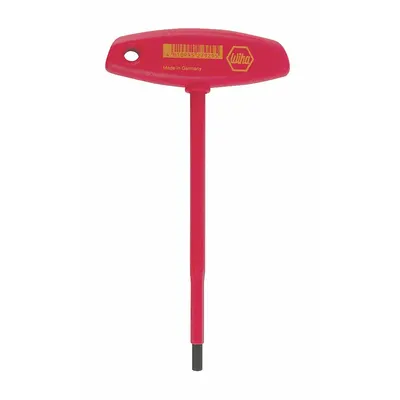 WIHA Hex Key: 0 Ball Ends, 5/16 in Tip Size, SAE, Long, Chrome Vanadium Molybdenum - Insulated Hex Keys