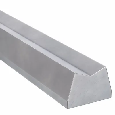 THOMSON Linear Shaft Support Rail: 1 1/2 in Shaft Dia, 24 in Lg, Black Oxide - Low Profile Linear Shaft Support Rails