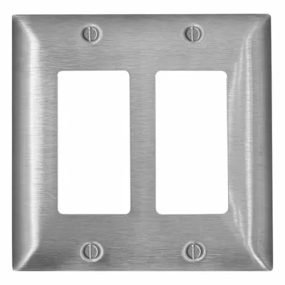 LEVITON Wall Plate: Toggle, 2 Gang - General Purpose Wall Plates