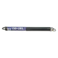 This PRIME-LINE extension spring is made of carbon steel with double-loop ends and a non-handed wind direction. It has a 0.188 in wire diameter, 2 in outside diameter, and 180° deflection angle. Used in counterbalance systems for overhead doors, it provides tension to offset door weight during operation