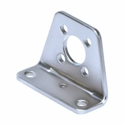 SPEEDAIRE Foot Bracket: Foot Mount Type, Fits 63 mm Bore Dia, Steel - Foot Mounting Brackets